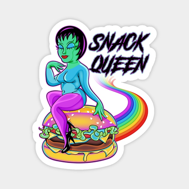 Snack Queen Magnet by Koko Ricky