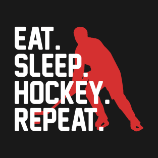 Eat Sleep Hockey Repeat T-Shirt