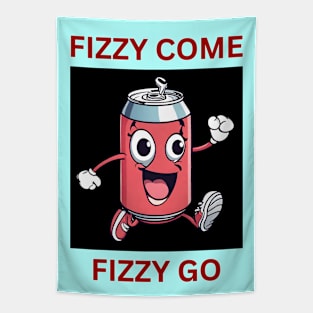 Fizzy Come Fizzy Go | Soda Pun Tapestry