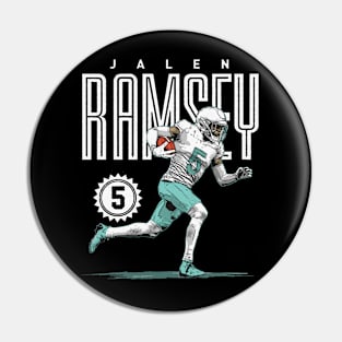 Jalen Ramsey Miami Card Pin