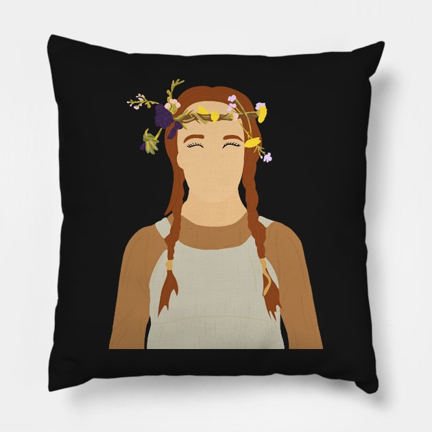 Anne Shirley Cuthbert! Sticker Pillow by haleynicole11