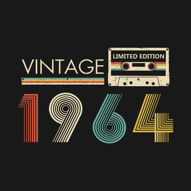 Vintage 1964 Limited Edition Cassette 60th Birthday by Kontjo