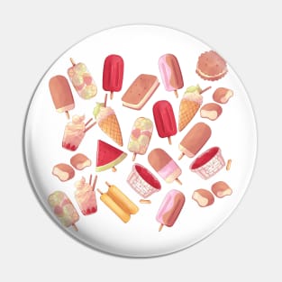 Ice cream and Popsicles Pin