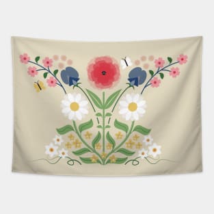 Victorian Era Florals Tapestry