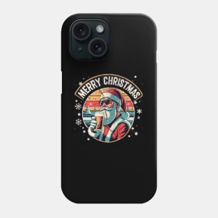 Santa Retro Sunset Vintage Style Phone Case