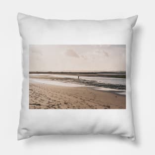 Alvor Algarve Portugal Sunset Beach Pillow