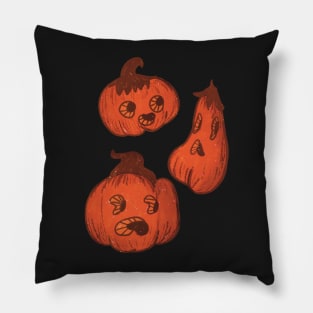 screaming pumpkins Pillow