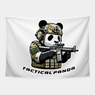 Tactical Panda Tapestry