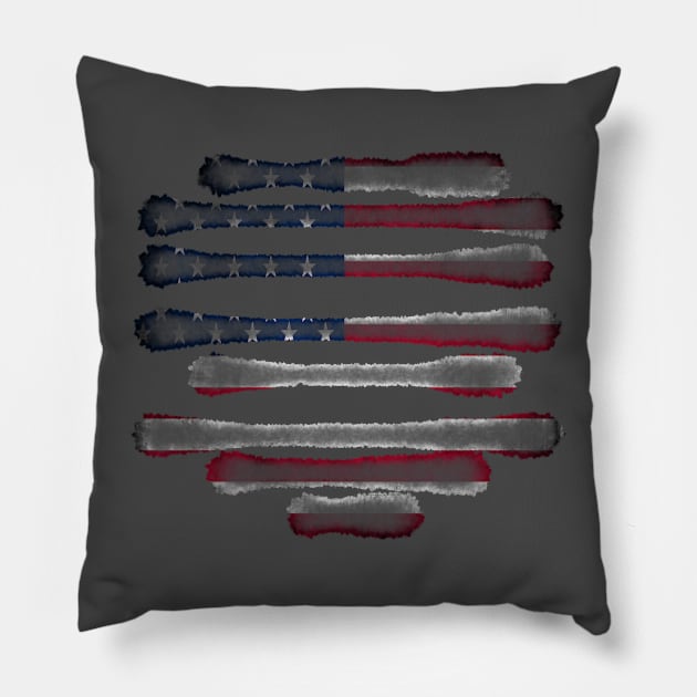 Flag usa Pillow by Cahya. Id