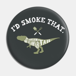 I'd Smoke That Dinosaur Meat Funny Grilling Pin