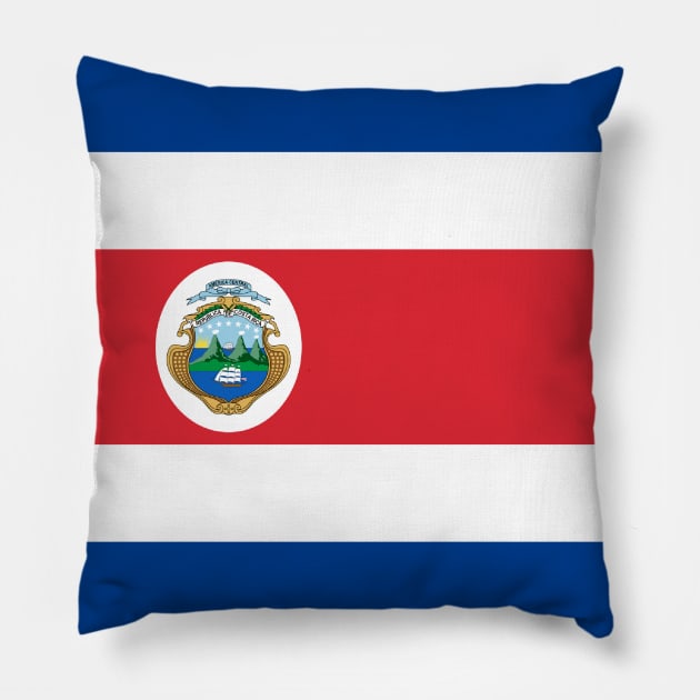 Costa Rica Pillow by Wickedcartoons