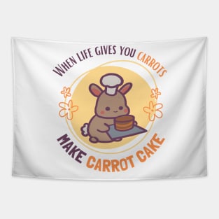 When Life Gives You Carrots, Make Carrot Cake Tapestry