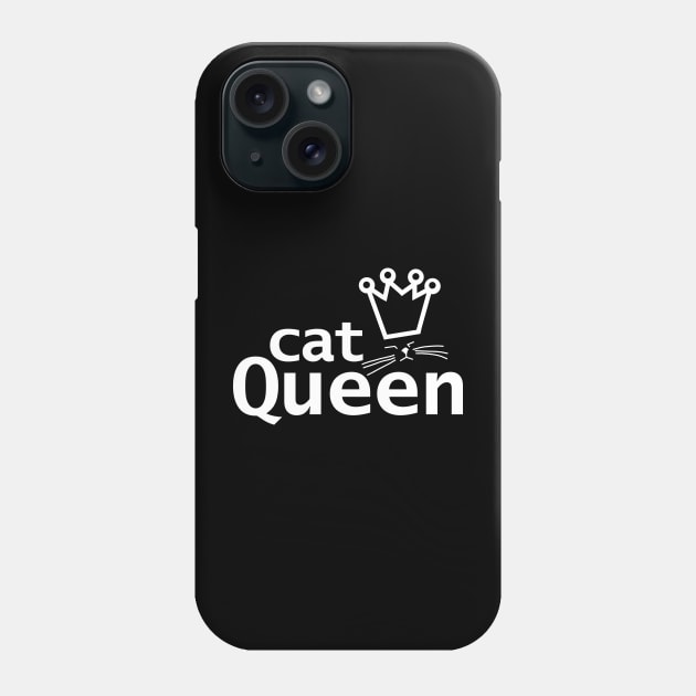 Cat Queen Whiskers Phone Case by ellenhenryart