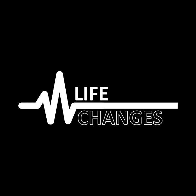 Life Changes Like ECG - It Moves Up & Down Meaning Full Art by mangobanana