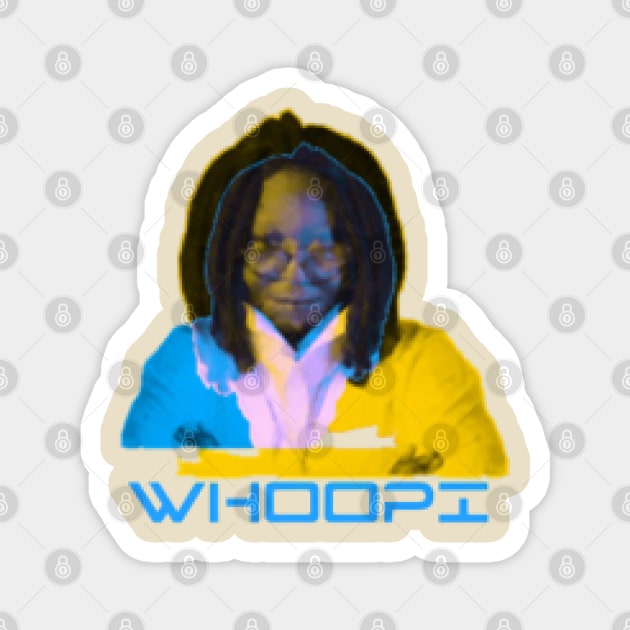 Whoopi Goldberg Magnet by KoumlisArt