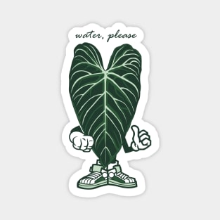 monstera funny Magnet