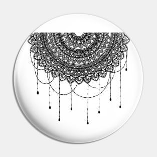 Half drop mandala. Pin