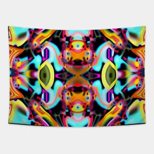 Trip Out Kaleidoscope Design Tapestry