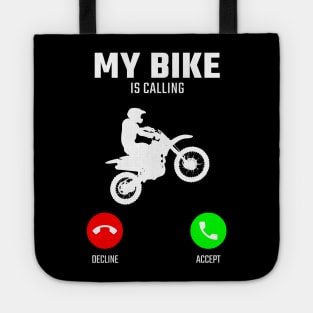 dirt bike Tote