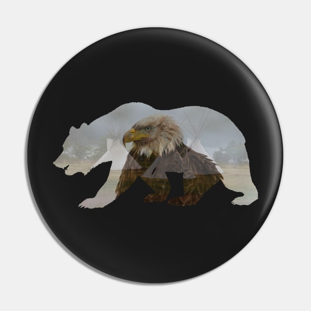 The Grizzly, Eagle and Lodges Pin by Whisperingpeaks