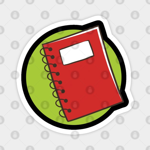 note book Magnet by salimax