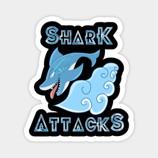 shark Attacks Magnet