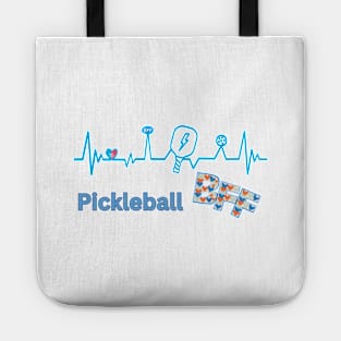 pickleball player best friends forever man boys girl BLUE Tote