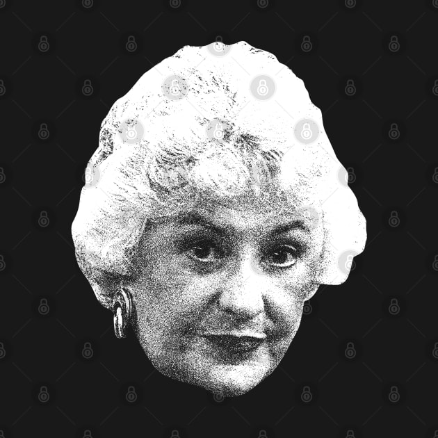 White Goleden Bea Arthur Vintage by CakCulaiNabuiNabui