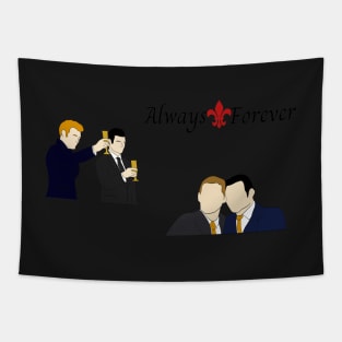 klaus elijah mikaelson the originals sticker pack Tapestry