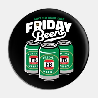 Friday Beers - Cans Pin