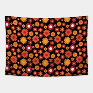 Flower Power 60s Print Tapestry