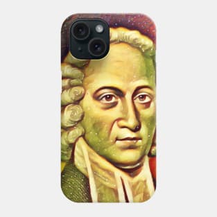 Jonathan Edwards Snow Portrait | Jonathan Edwards Artwork 15 Phone Case