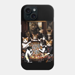 cats casino  seize the day design Phone Case