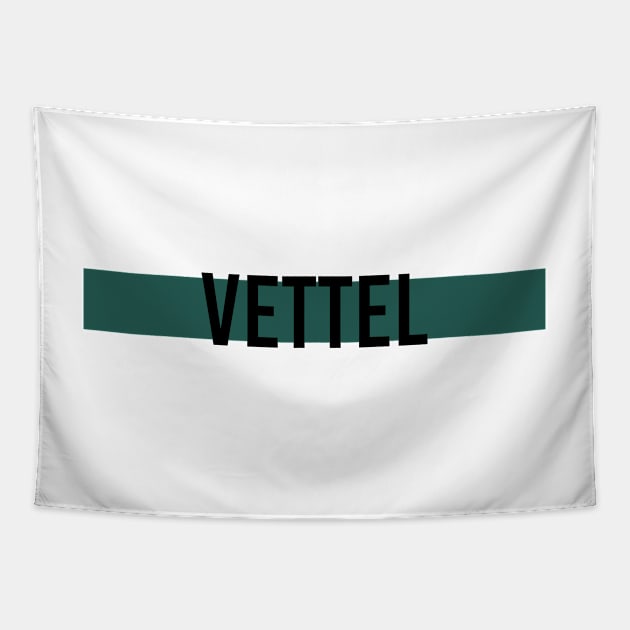Sebastian Vettel Driver Name - 2022 Season #4 Tapestry by GreazyL
