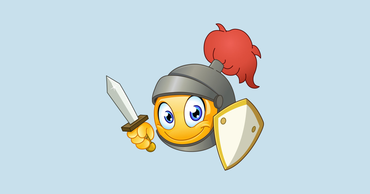 Knight Emoji Emoji TShirt TeePublic