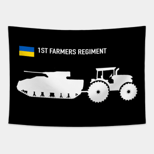 Ukraine Tractor Tapestry