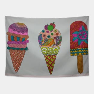 Ice cream T-shirt Tapestry
