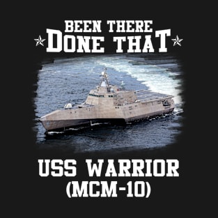 USS Warrior MCM-10  Veterans Day Christmas Gift T-Shirt