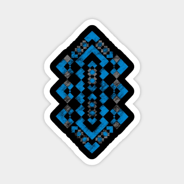 Navajo Geometric Tribal Pattern Earth Toned Tribal Magnet by theperfectpresents