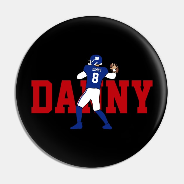 Danny DImes, New York Football design Pin by FanSwagUnltd