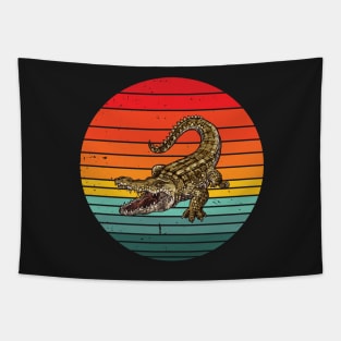 Vintage American Alligator Souvenir Tapestry