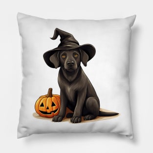 Halloween Labrador Retriever Dog #1 Pillow