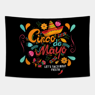 Cinco de Mayo Celebration Tapestry