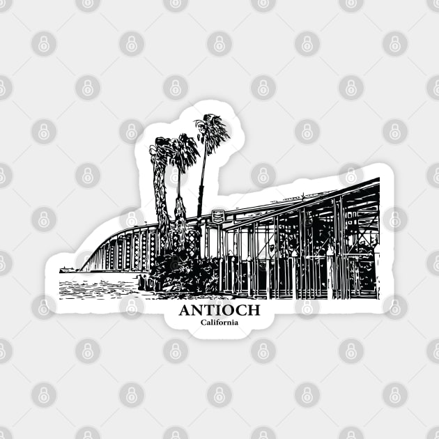 Antioch - California Magnet by Lakeric
