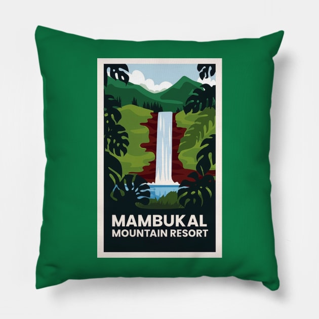 MAMBUKAL MOUNTAIN RESORT Pillow by likbatonboot