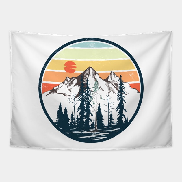 Mountain View Tapestry by pilipsjanuariusDesign