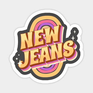 New jeans ADOR typography Morcaworks Magnet