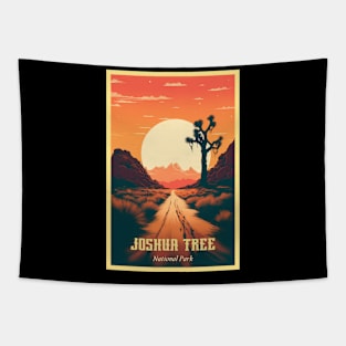 Joshua Tree National Park Travel Poster Tapestry