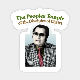 Jim Jones / Retro People's Temple Design Magnet