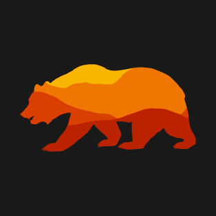 Mountain Bear Orange T-Shirt